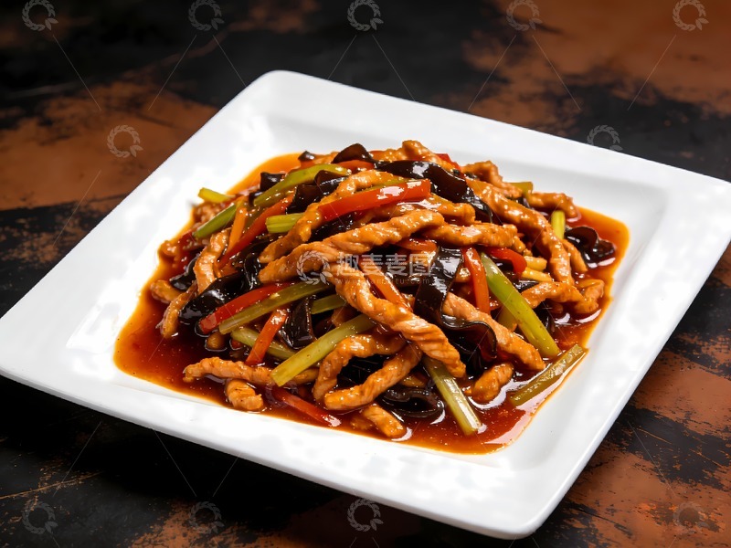 高清大图下载【趣麦麦图】川菜鱼香肉丝