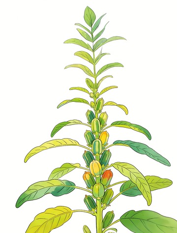 芝麻插画图片