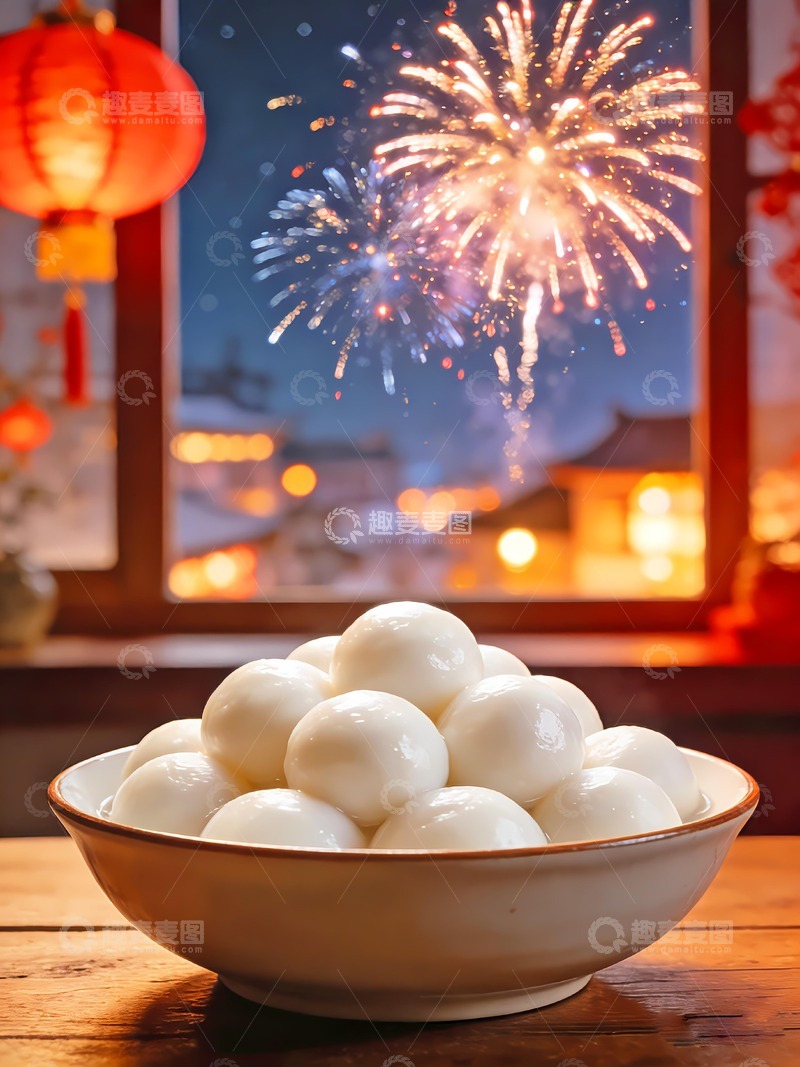 高清大图下载【趣麦麦图】2026马年元宵节