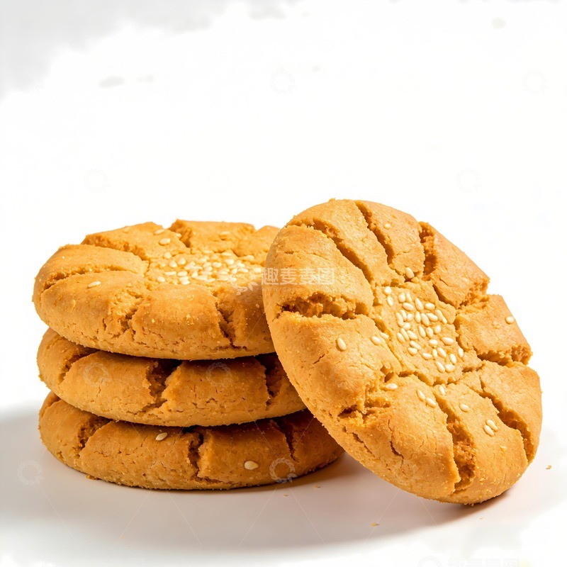 高清大图下载【趣麦麦图】几块桃酥饼图片