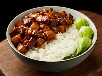 一碗卤肉饭摄影