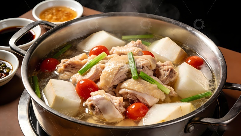 高清大图下载【趣麦麦图】海南美食椰子鸡