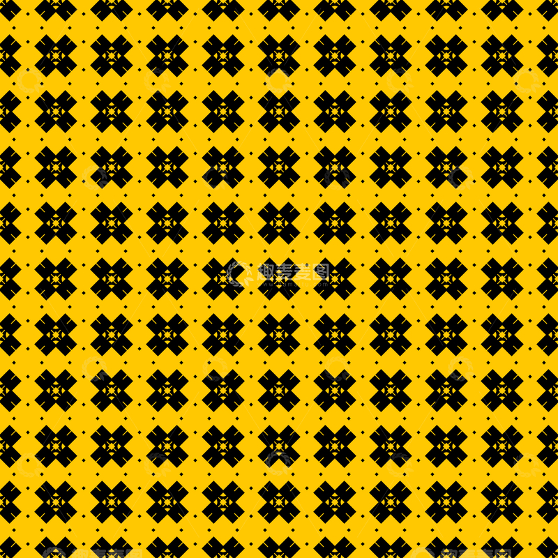 源文件下载【趣麦麦图】黄黑几何花纹背景图900