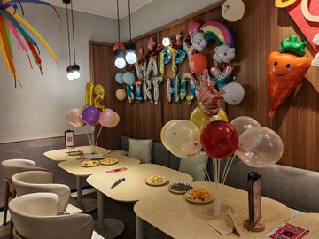 生日派对装饰气球场景布置