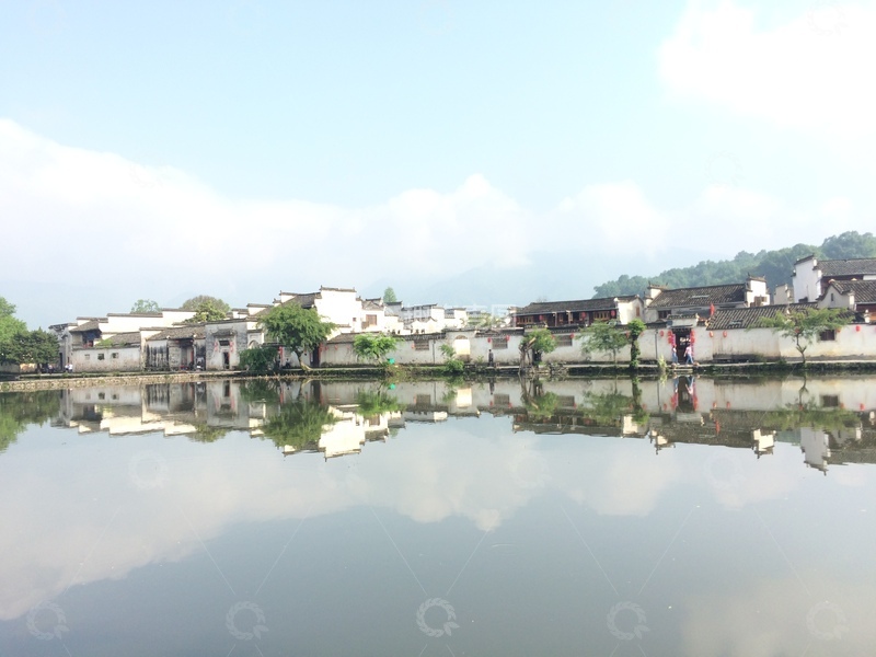 高清大图下载【趣麦麦图】安徽宏村景区