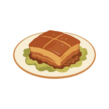 卡通美食糕点插画设计素材