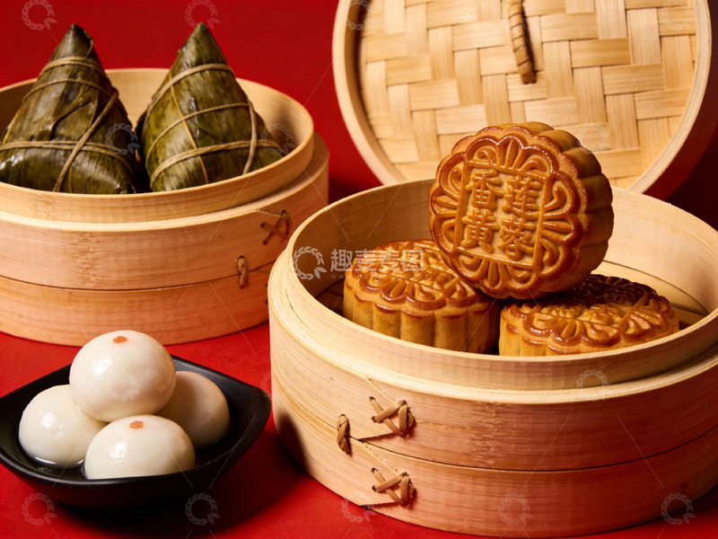 高清大图下载【趣麦麦图】传统中式节庆美食摄影