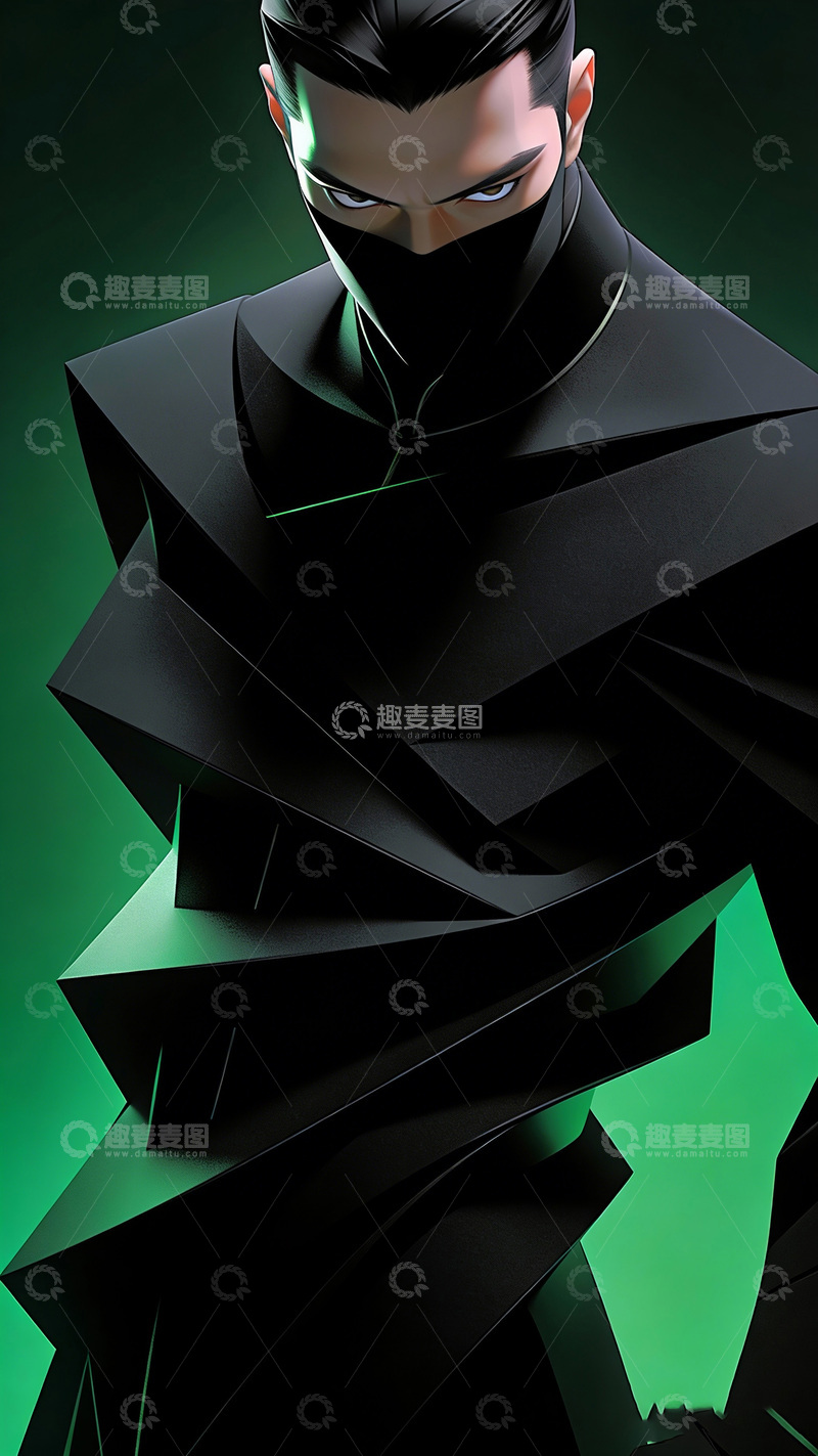 高清大图下载【趣麦麦图】暗黑系超级英雄角色设计