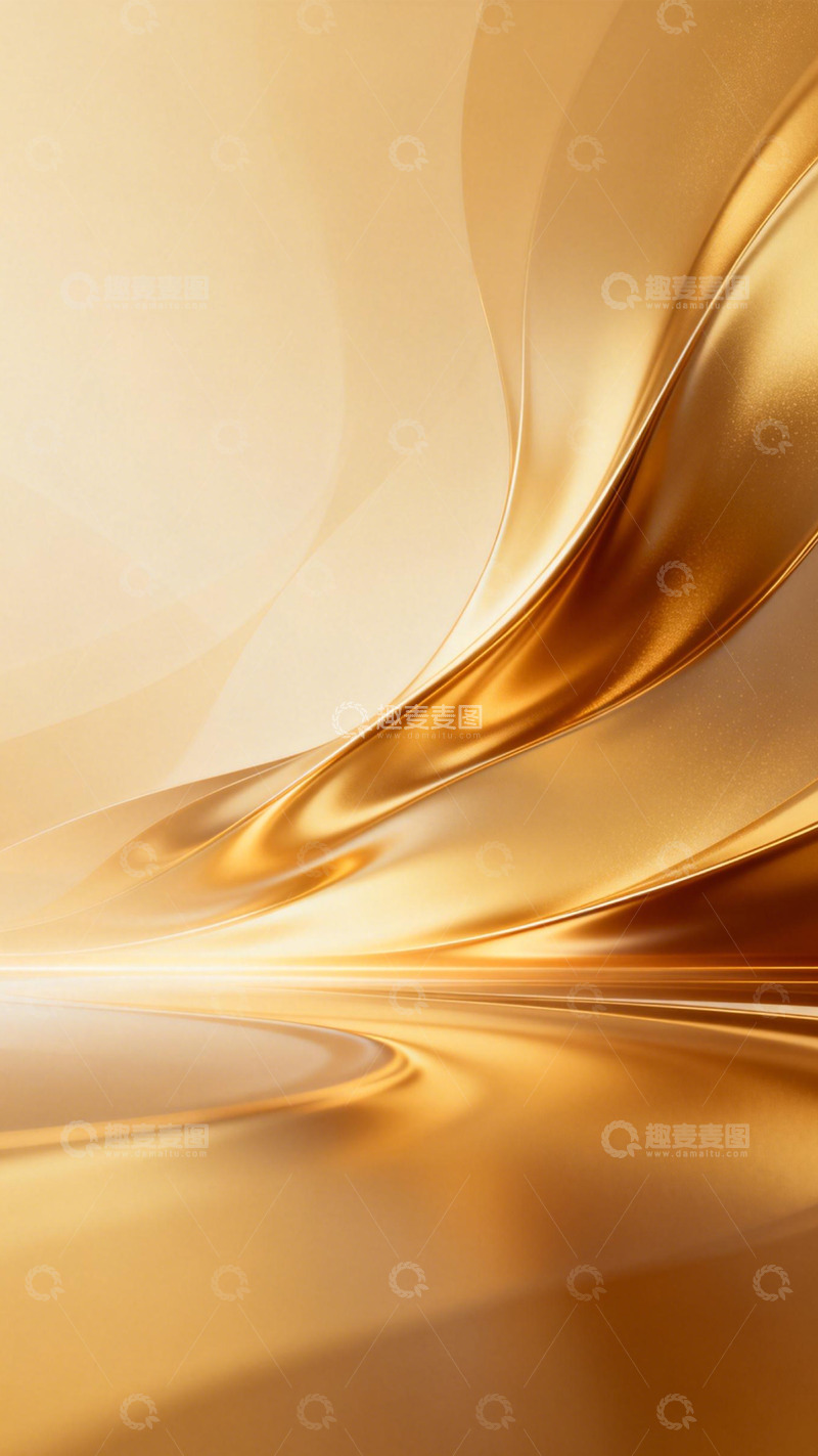 高清大图下载【趣麦麦图】金缎柔波缠流光