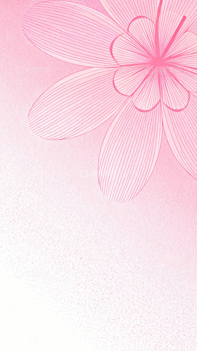 高清大图下载【趣麦麦图】粉线花影绘轻柔3