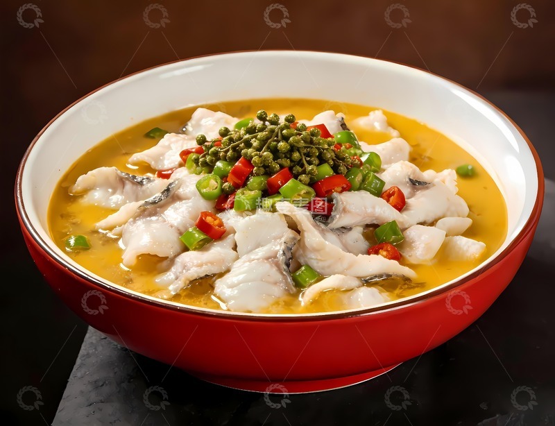 高清大图下载【趣麦麦图】一盆椒麻鱼图片