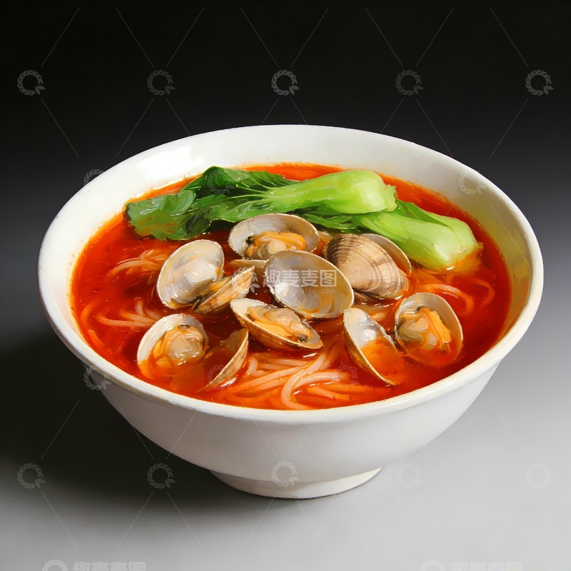 高清大图下载【趣麦麦图】一碗花甲粉图片