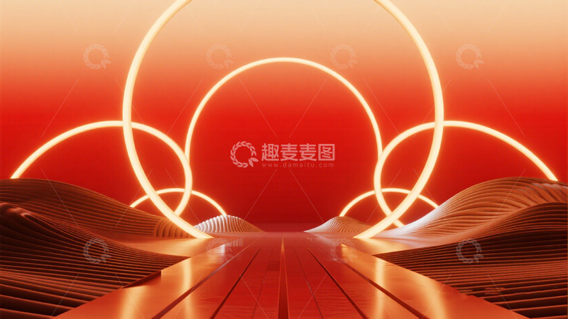 高清大图下载【趣麦麦图】未来感科技场景设计图