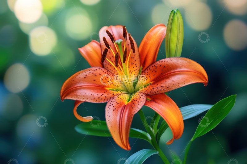 高清大图下载【趣麦麦图】一朵盛开的百合花