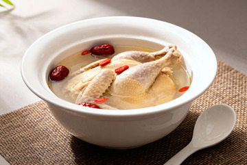 中式鸡汤滋补美食摄影