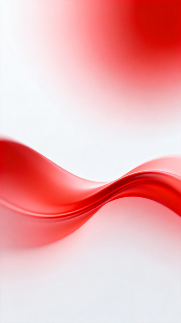 红色流动线条抽象背景