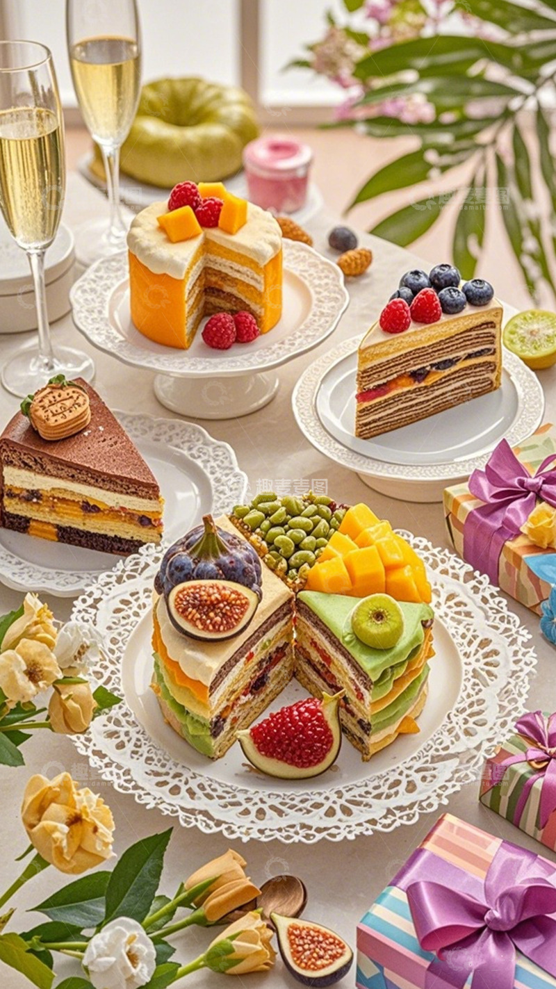 高清大图下载【趣麦麦图】精美甜点派对美食摄影