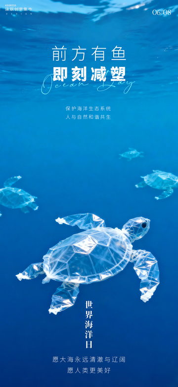海洋保护宣传海报