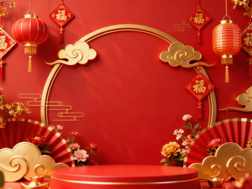  新年元旦春节背景_普屏686