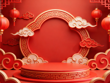  新年元旦春节背景_普屏688