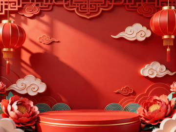  新年元旦春节背景_普屏683