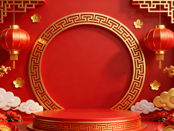  新年元旦春节背景_普屏685