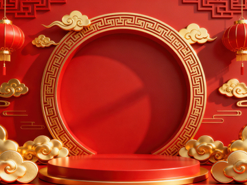  新年元旦春节背景_普屏690