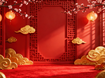  新年元旦春节背景_普屏684