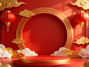  新年元旦春节背景_普屏681