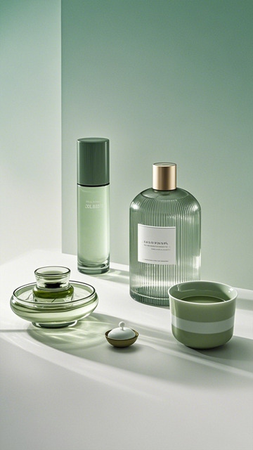 简约清新化妆品静物摄影