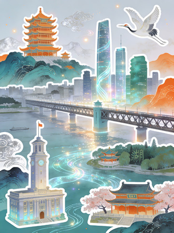 江城织梦：黄鹤楼与摩天楼共辉