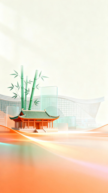 国风建筑与未来都市的共生图景5