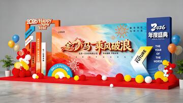 金马乘风破浪庆典布置设计