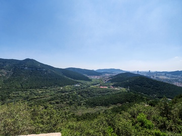 青山绿水风景照