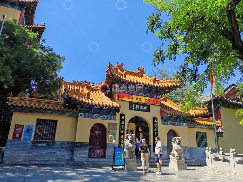 高清大图下载【趣麦麦图】传统中式寺庙建筑风景