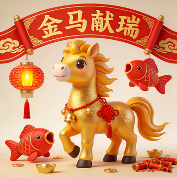 金马-春节元素