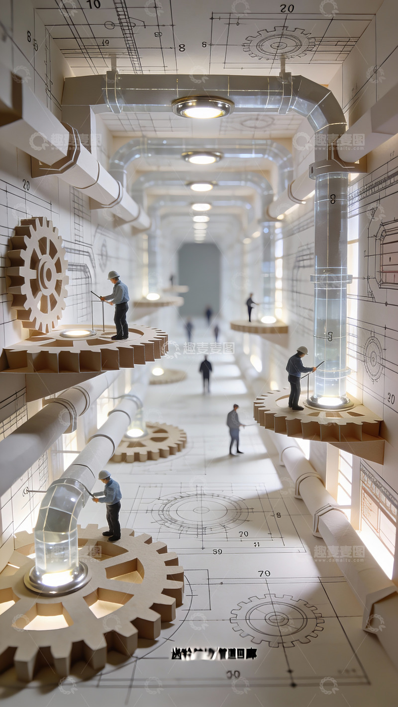 高清大图下载【趣麦麦图】书页里的立体秘境3