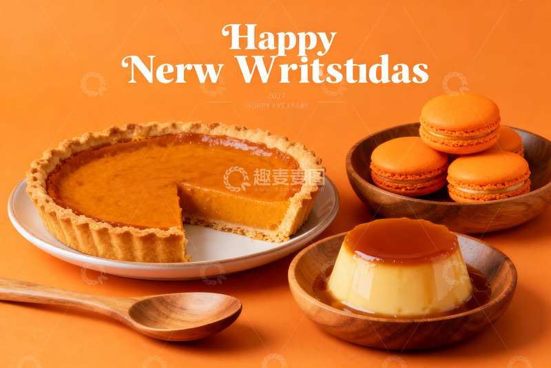 高清大图下载【趣麦麦图】温馨节日甜点组合