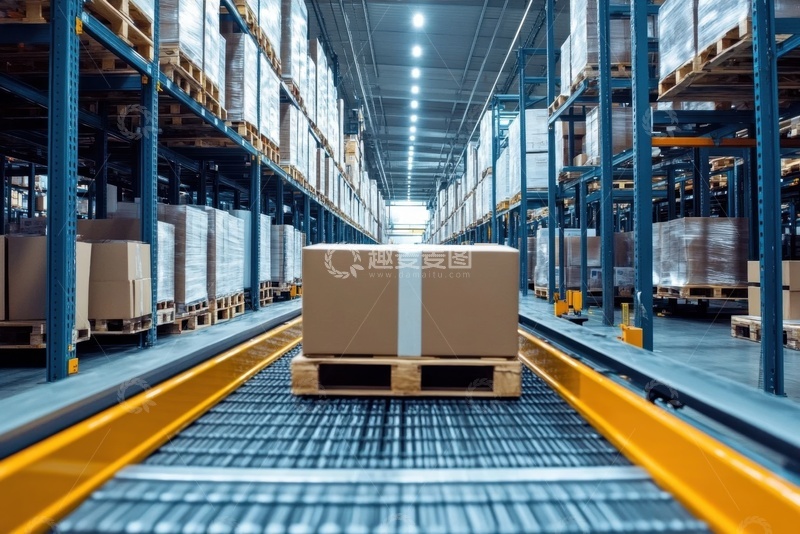 高清大图下载【趣麦麦图】仓库里运输的货物