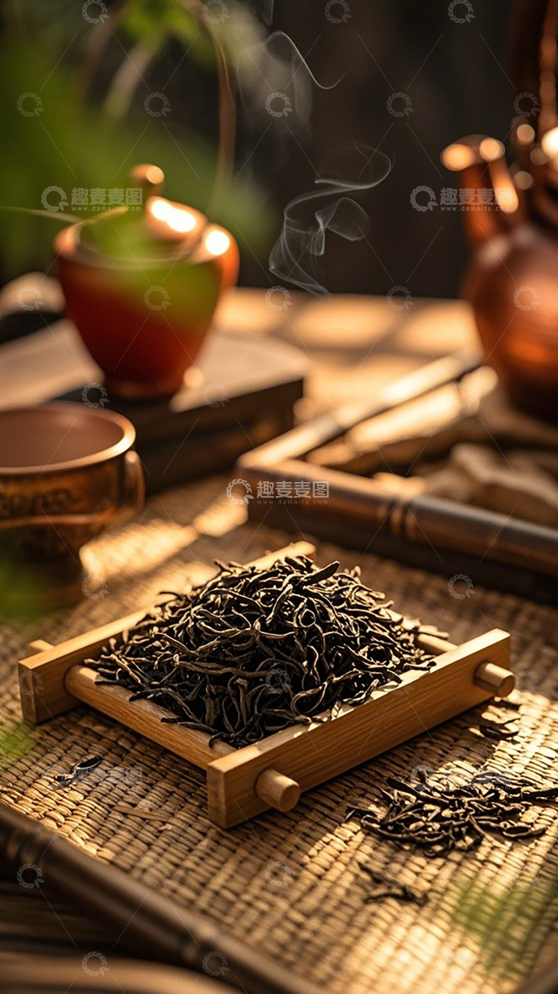 高清大图下载【趣麦麦图】茶艺静物摄影茶香四溢