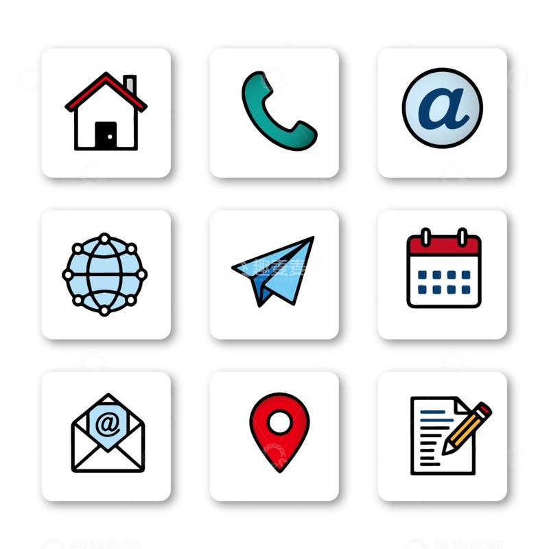 源文件下载【趣麦麦图】简约图标手机应用界面设计素材