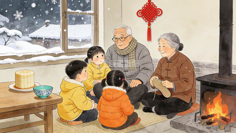 高清大图下载【趣麦麦图】给小孩讲故事