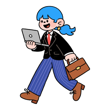 卡通商务女性职场形象