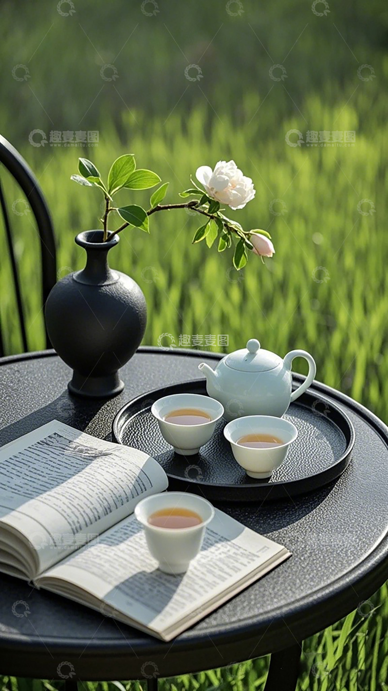 高清大图下载【趣麦麦图】田园风下午茶摄影