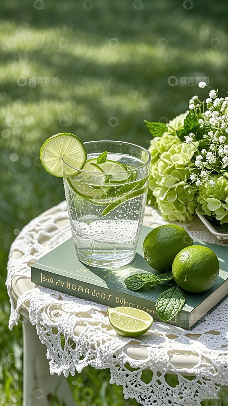 高清大图下载【趣麦麦图】夏日清新柠檬水静物摄影