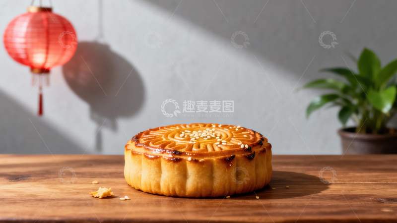 高清大图下载【趣麦麦图】中秋节月饼背景126
