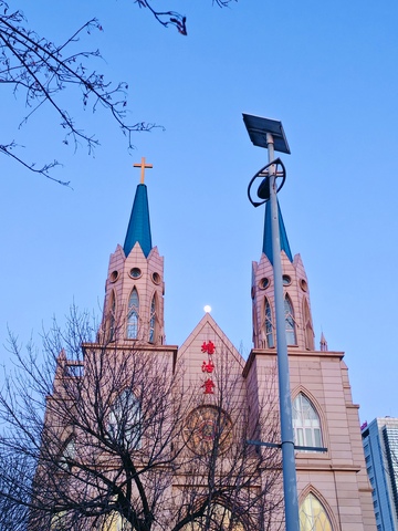 教堂风光城市建筑摄影