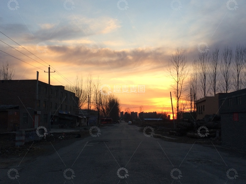 高清大图下载【趣麦麦图】美丽晚霞云彩