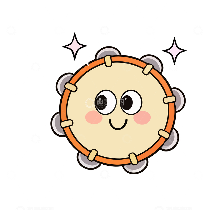 源文件下载【趣麦麦图】-可爱卡通病毒形象插画