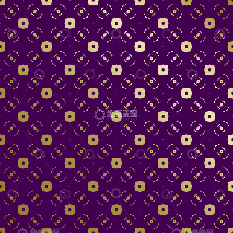 源文件下载【趣麦麦图】紫金几何装饰花纹背景图10